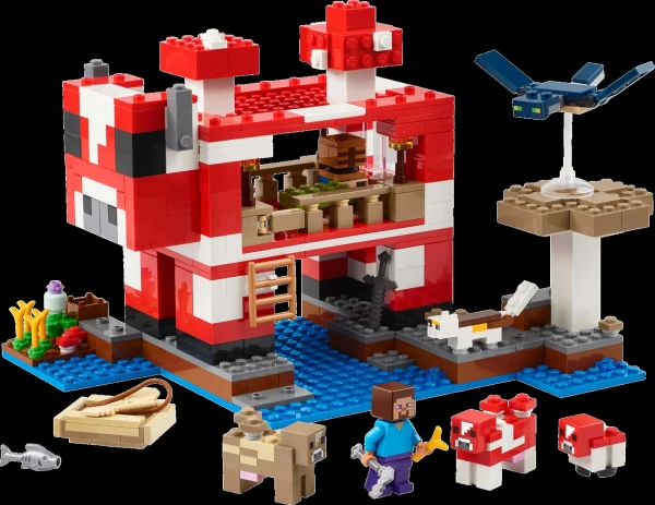 Конструктор LEGO Minecraft Грибний будинок 500 деталей пластик різнобарвний