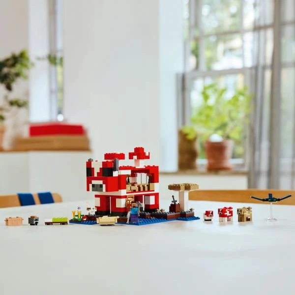 Конструктор LEGO Minecraft Грибний будинок 500 деталей пластик різнобарвний