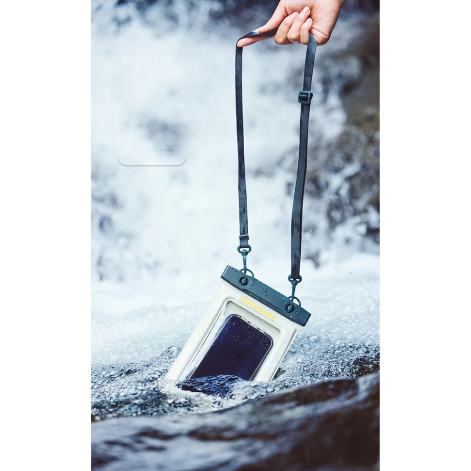Водонепроникний чохол для телефону IPX8 Naturehike CNK2300BS015 ПВХ 23х13,5х1,3 см синій