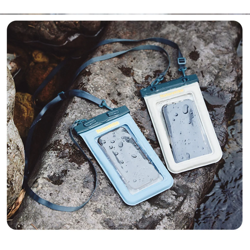 Водонепроникний чохол для телефону IPX8 Naturehike CNK2300BS015 ПВХ 23х13,5х1,3 см синій
