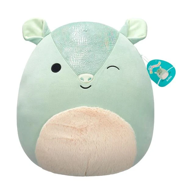 М'яка іграшка Squishmallows Броненосець Арілла 40 см Плюш Різнобарвний