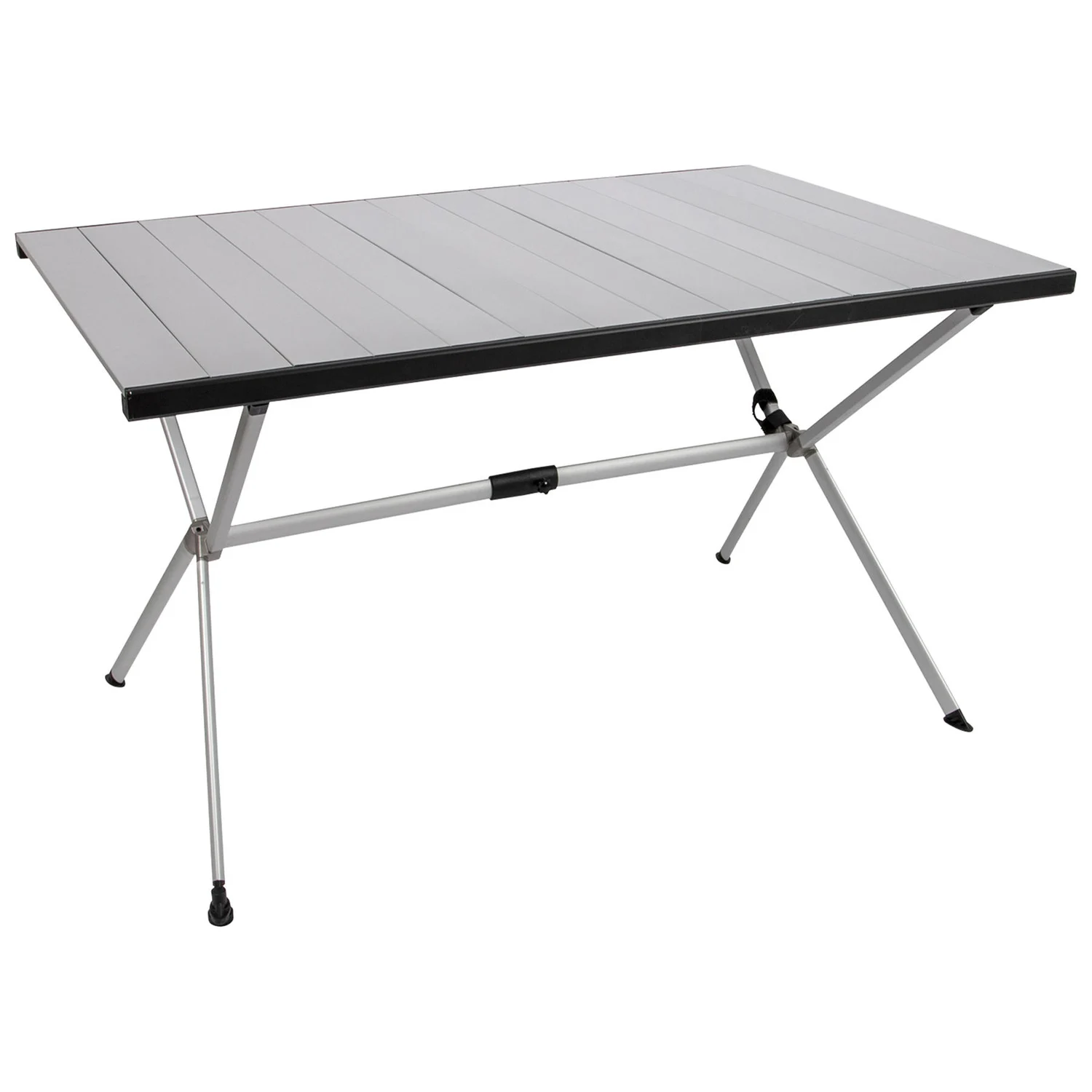Складний стіл Bo-Camp Lamel 121x80 см алюмінієвий сріблястий 35 кг