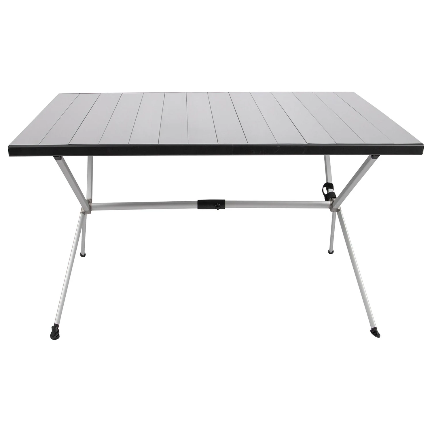 Складний стіл Bo-Camp Lamel 121x80 см алюмінієвий сріблястий 35 кг
