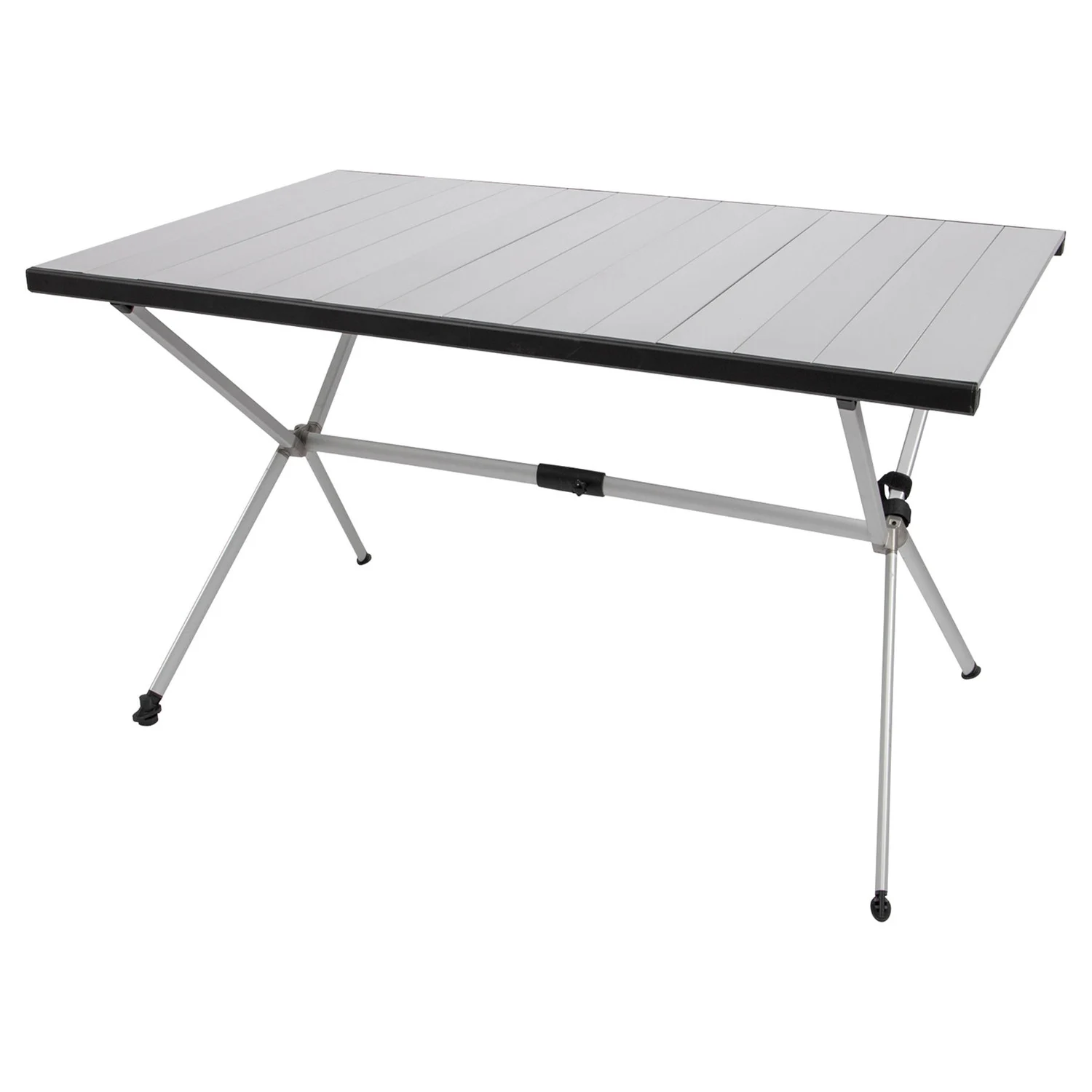 Складний стіл Bo-Camp Lamel 121x80 см алюмінієвий сріблястий 35 кг