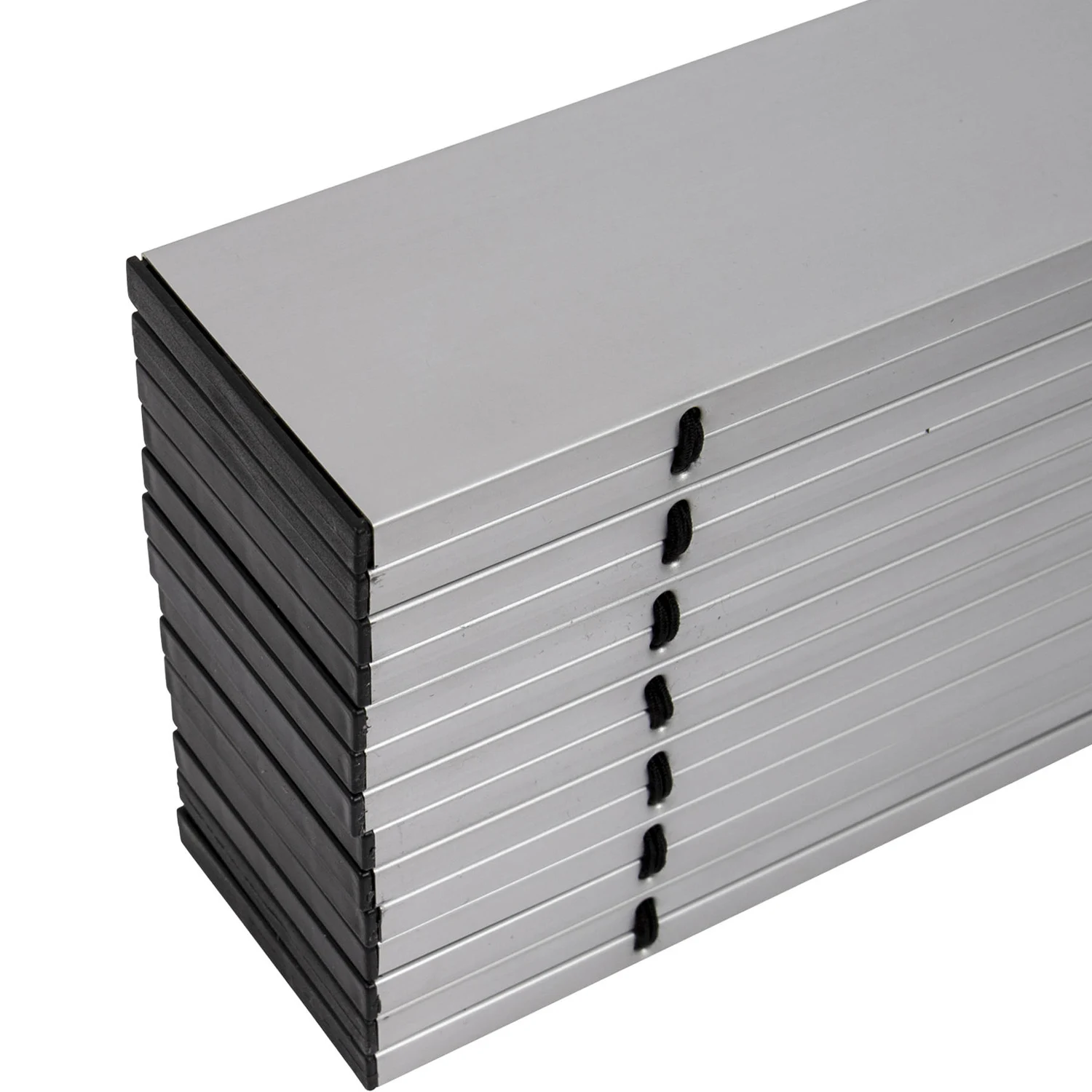 Складний стіл Bo-Camp Lamel 121x80 см алюмінієвий сріблястий 35 кг