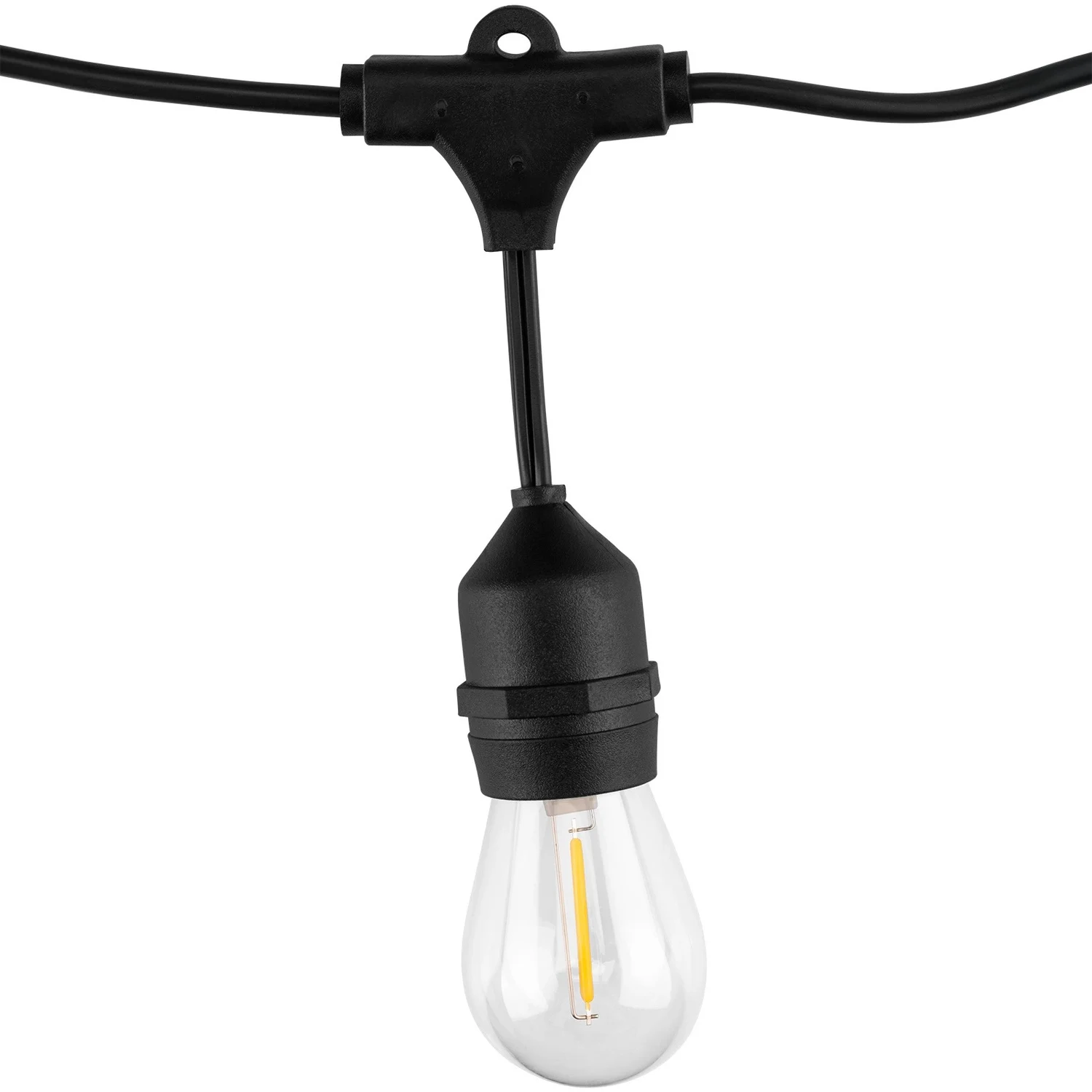 Вулична LED гірлянда Lumiled Sollis 2 20 м 30 LED E27 тепле світло IP65 USB-C