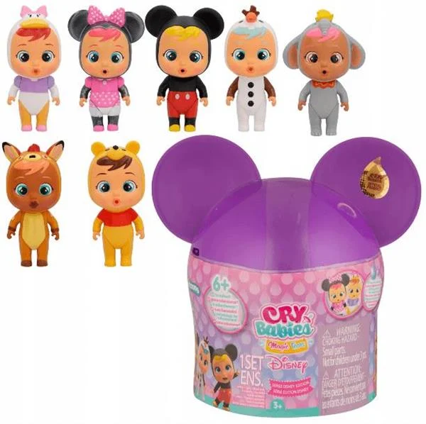 Набір-сюрприз Пупс Cry Babies Magic Tears 12 см Пластик 6 аксесуарів Disney
