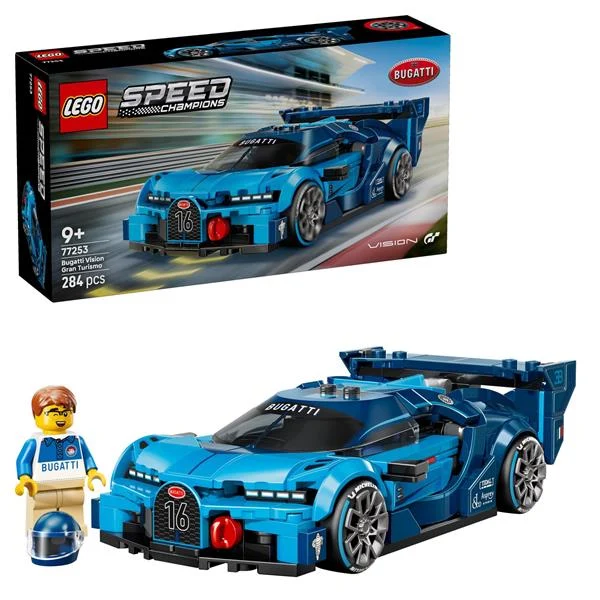 Конструктор LEGO Speed Champions Спортивний автомобіль Bugatti Vision GT 284 деталі пластик різнобарвний