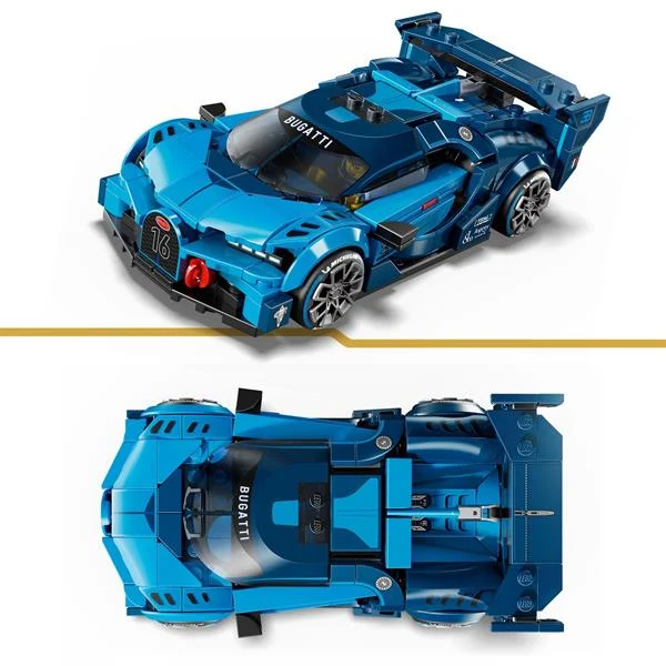 Конструктор LEGO Speed Champions Спортивний автомобіль Bugatti Vision GT 284 деталі пластик різнобарвний