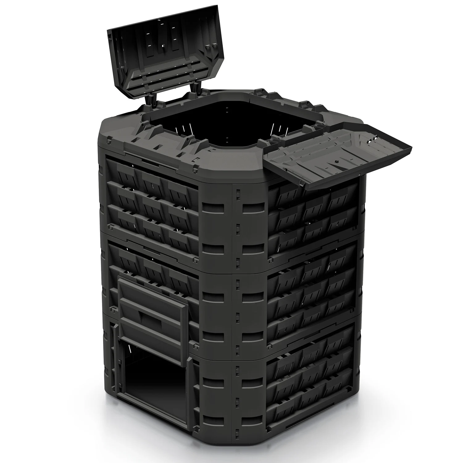 Компостер Compogreen Vario 950 л пластик чорний