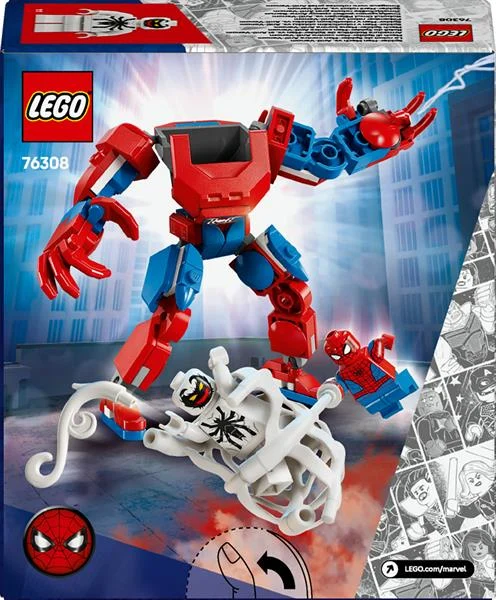 Конструктор LEGO Super Heroes Робот Людини-павука 107 деталей Пластик Різнобарвний