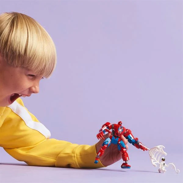 Конструктор LEGO Super Heroes Робот Людини-павука 107 деталей Пластик Різнобарвний