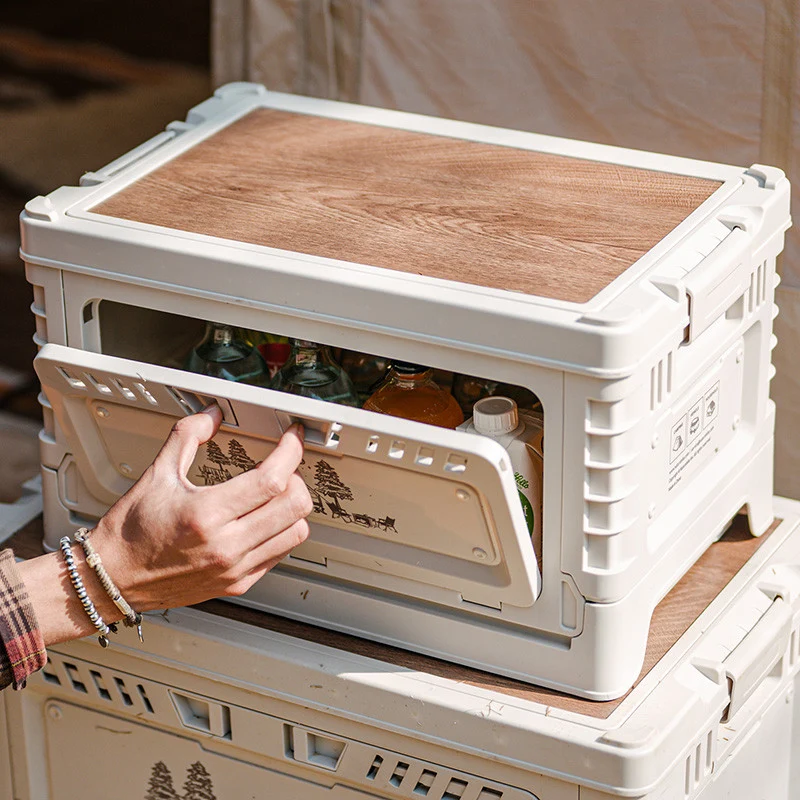 Складаний контейнер Naturehike CNH22SN019 50 л поліпропілен світло-сірий 55х35,5х39,5 см