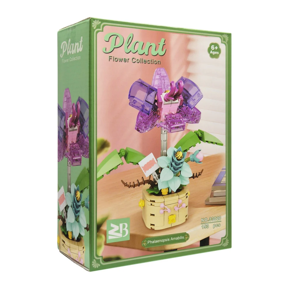 Дитячий конструктор Plant Flower Collection 33020 153 деталі пластик різнобарвний