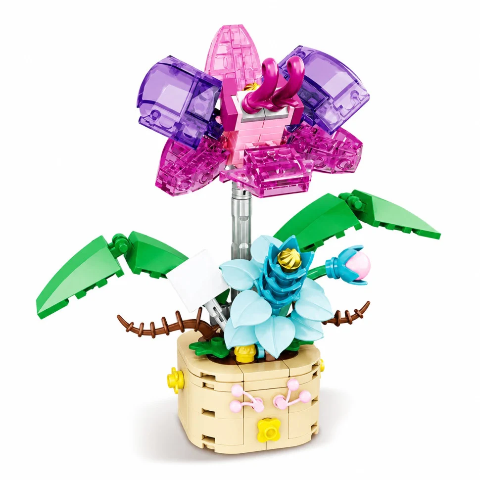 Дитячий конструктор Plant Flower Collection 33020 153 деталі пластик різнобарвний