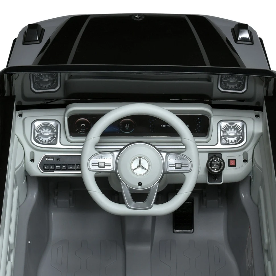 Детский электромобиль Джип JJ2088EBLR-11 121x74x62 см екокожа до 30 кг чорний