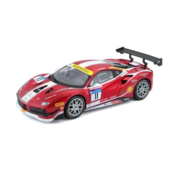 Автомодель Ferrari 488 Challenge 1:24 метал червоний з відкриваючими дверима