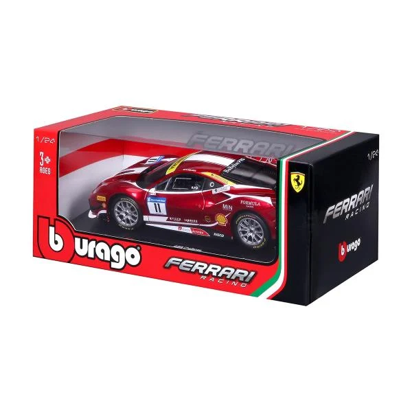Автомодель Ferrari 488 Challenge 1:24 метал червоний з відкриваючими дверима