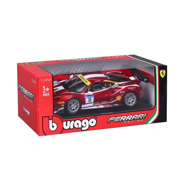 Автомодель Ferrari 488 Challenge 1:24 метал червоний з відкриваючими дверима