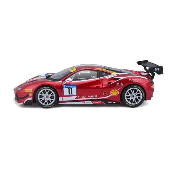 Автомодель Ferrari 488 Challenge 1:24 метал червоний з відкриваючими дверима