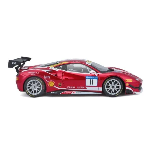 Автомодель Ferrari 488 Challenge 1:24 метал червоний з відкриваючими дверима