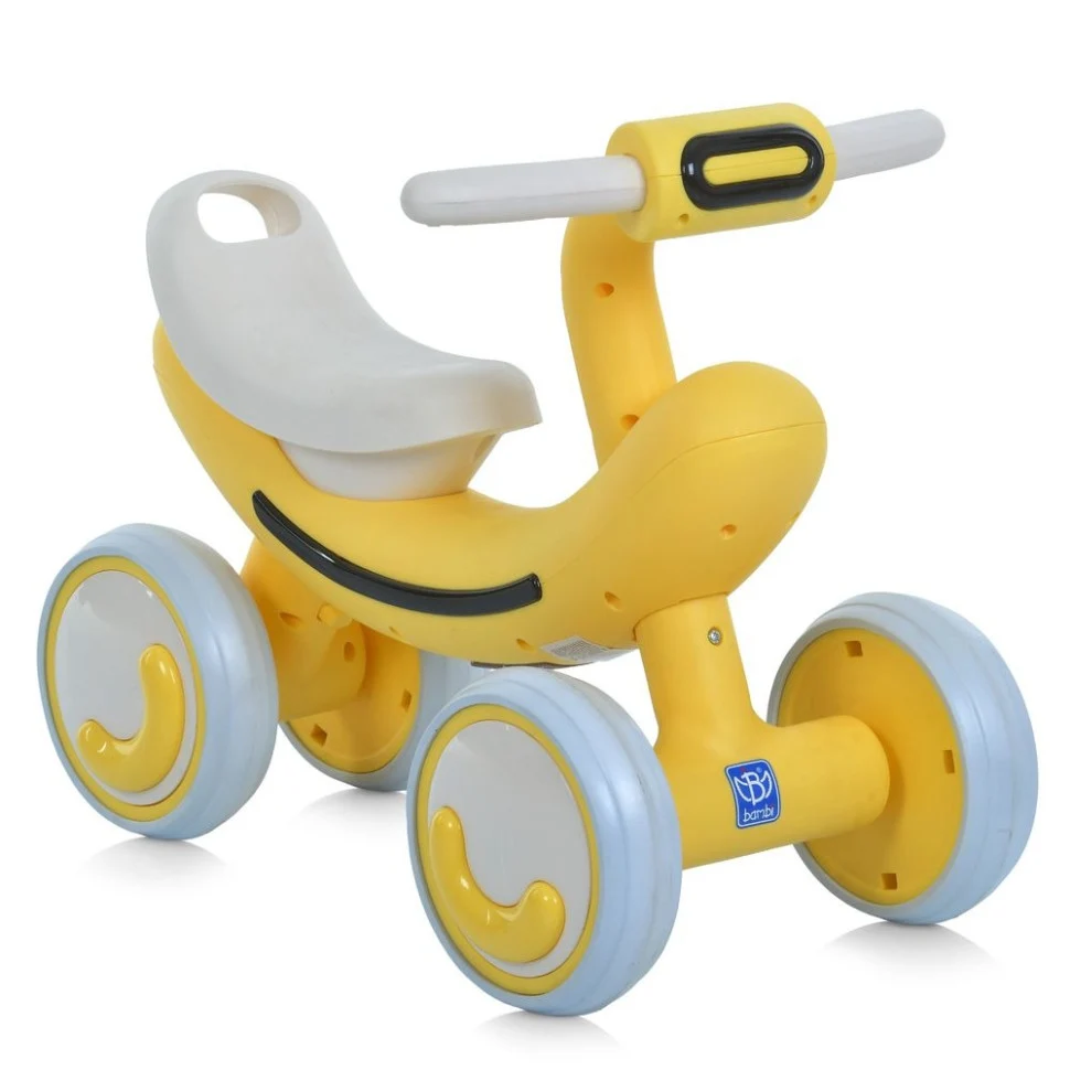 Каталка-толокар Bambi Racer M 6239E-6 з Bluetooth до 30 кг пластик 58x35x44 см коричнева