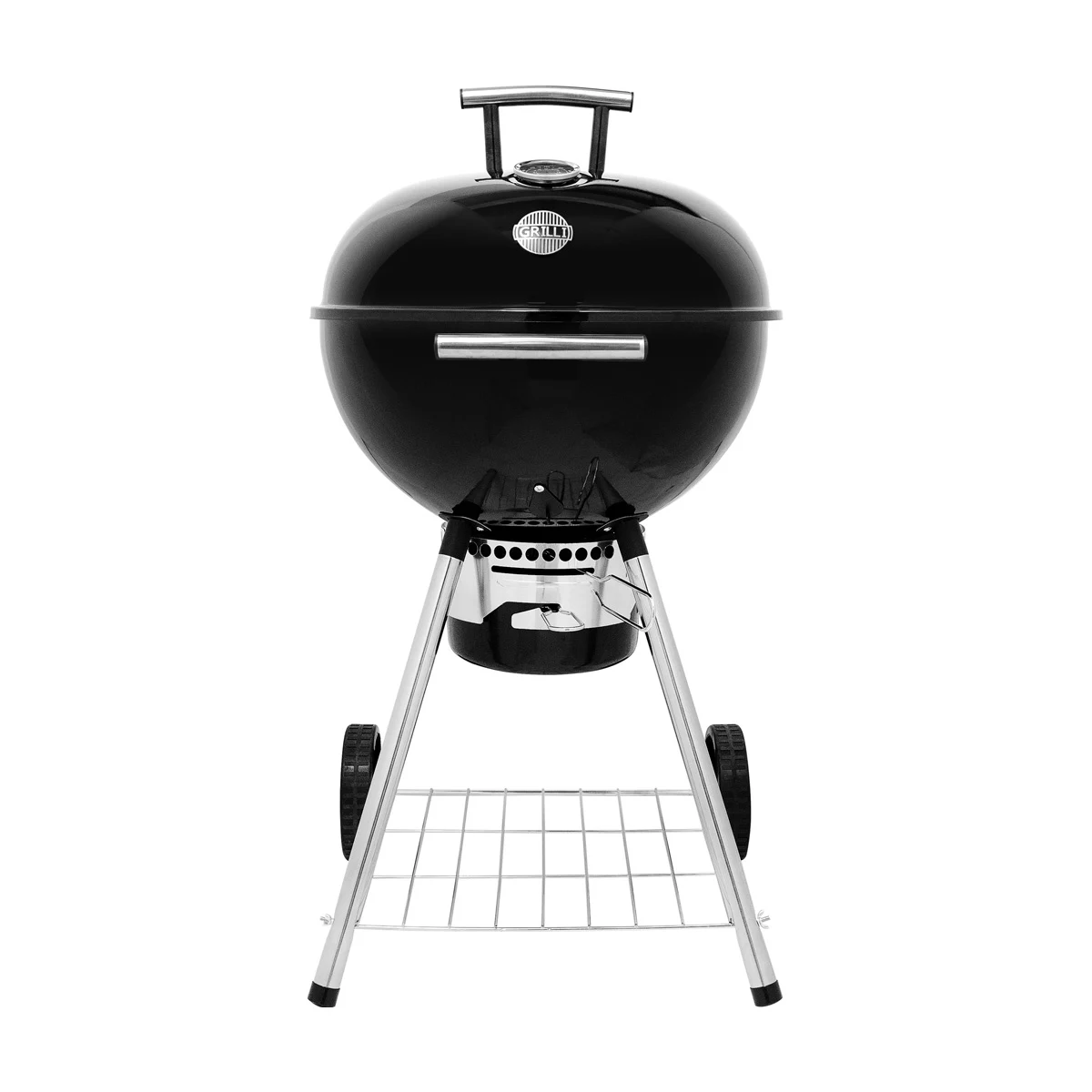Вугільний гриль Kettle Patriot 57 см сталь 68х62х106 см чорний