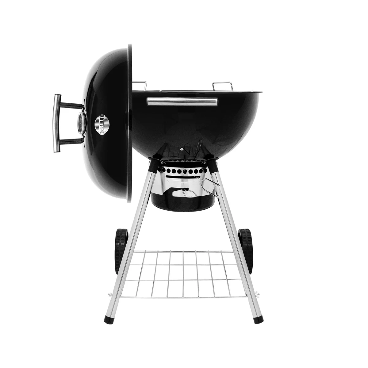 Вугільний гриль Kettle Patriot 57 см сталь 68х62х106 см чорний