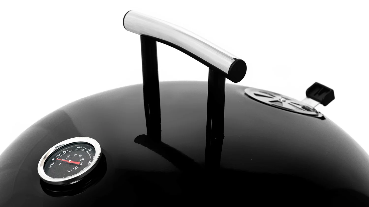 Вугільний гриль Kettle Patriot 57 см сталь 68х62х106 см чорний