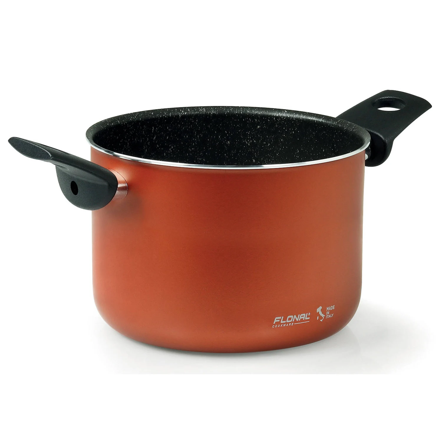 Кастрюля Flonal Pepita Granit 2,2 л антипригарная алюминиевая красная 18 см