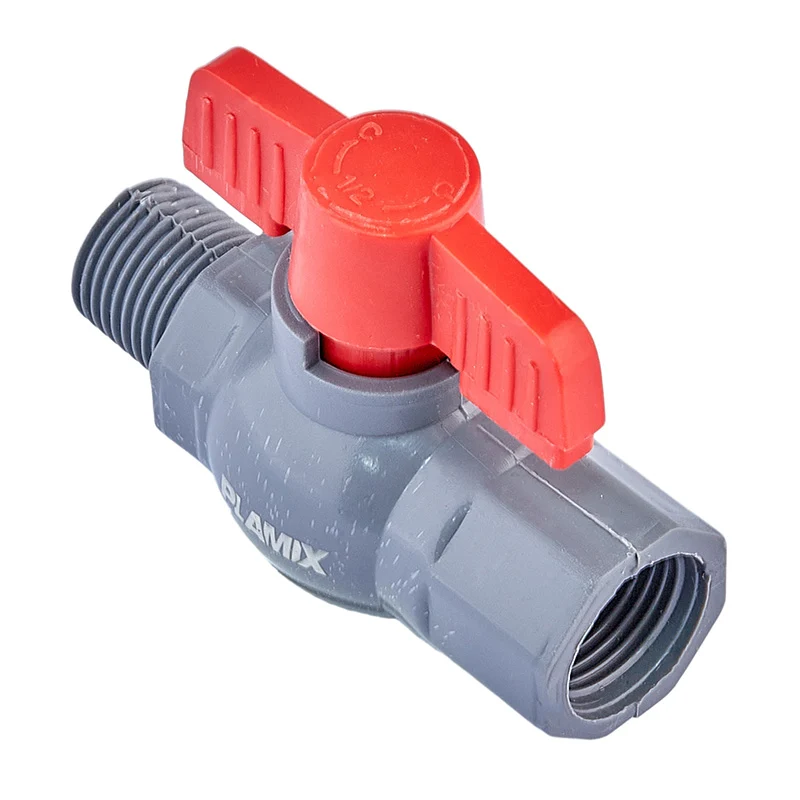Кран кульовий PVM-1/2" FM PVC 1/2" PVC
