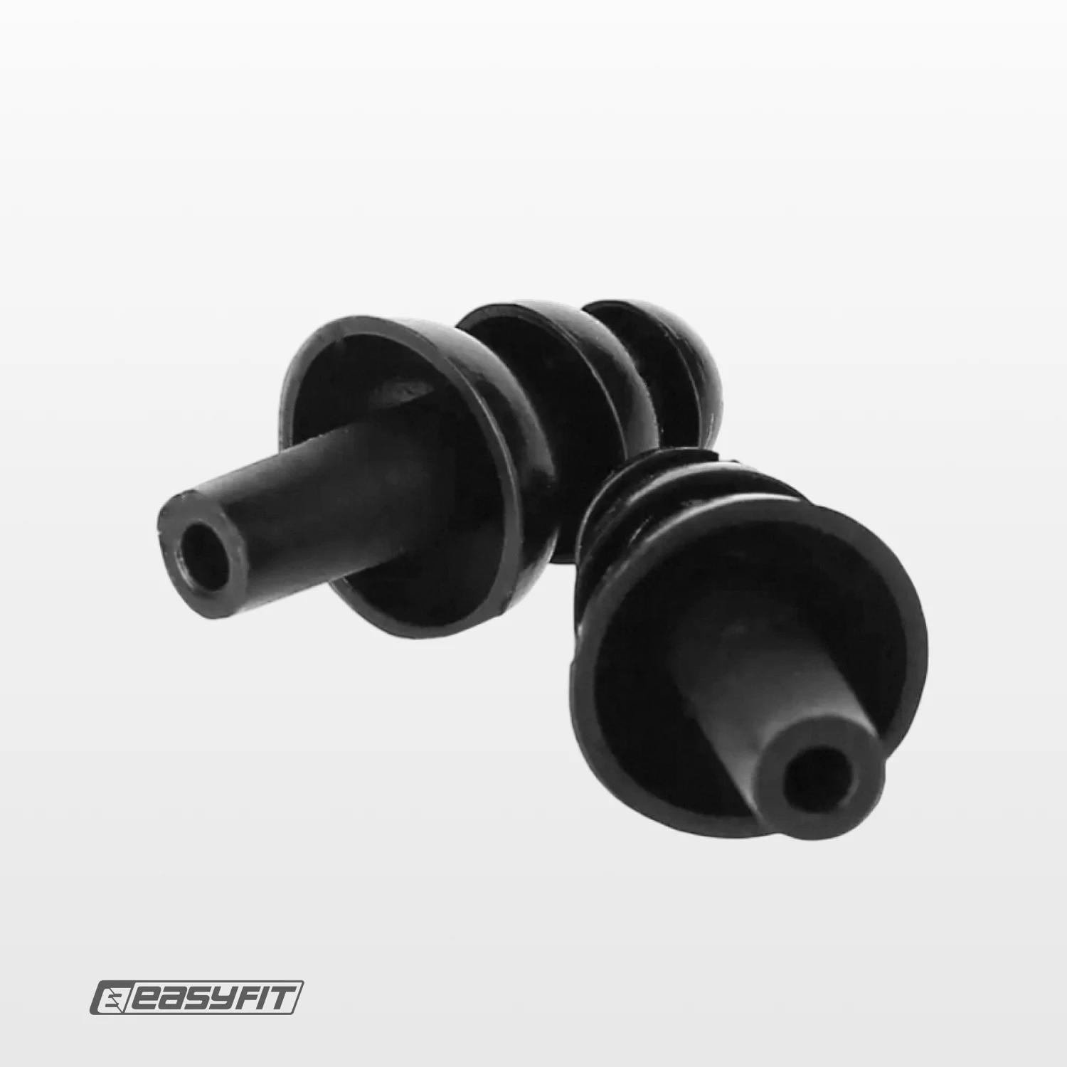 Беруші силіконові багаторазові EasyFit зниження шуму до 28 дБ чорні