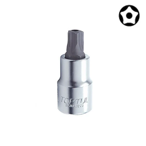 Головка торцева TOPTUL BCNA0820 T20 5-гранна 37 мм 1/4" сталь