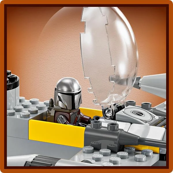 Конструктор LEGO Зоряний винищувач N-1 Мандо й Ґроґу 92 деталі пластик різнобарвний