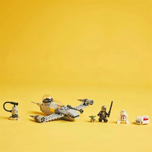 Конструктор LEGO Зоряний винищувач N-1 Мандо й Ґроґу 92 деталі пластик різнобарвний