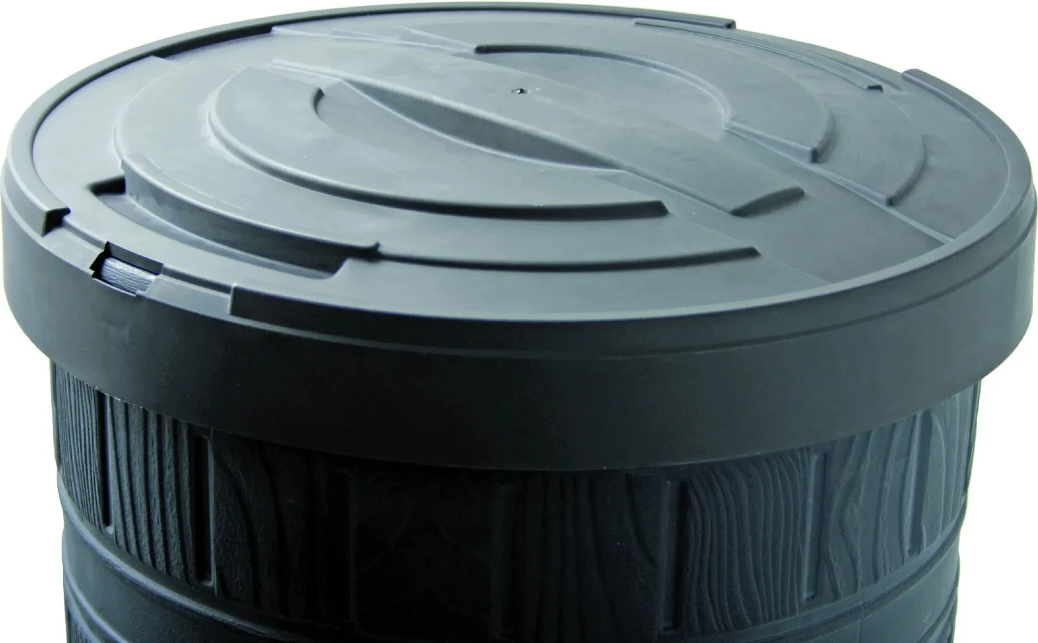 Резервуар для дощової води 265 л УФ-стабілізований HDPE чорний 648х1128 мм