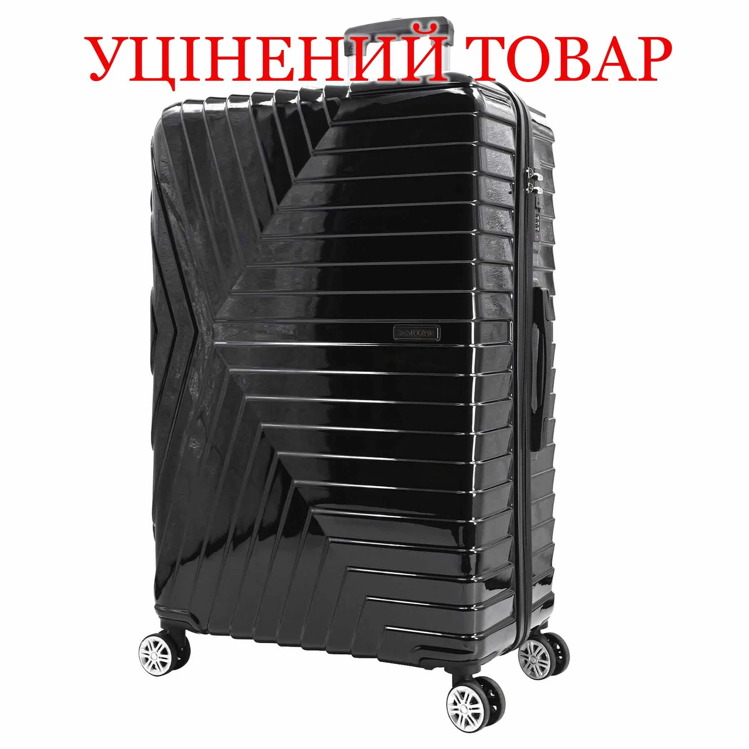 Валіза Semi Line T5765 28" (114 л) Полікарбонат/ABS Чорна