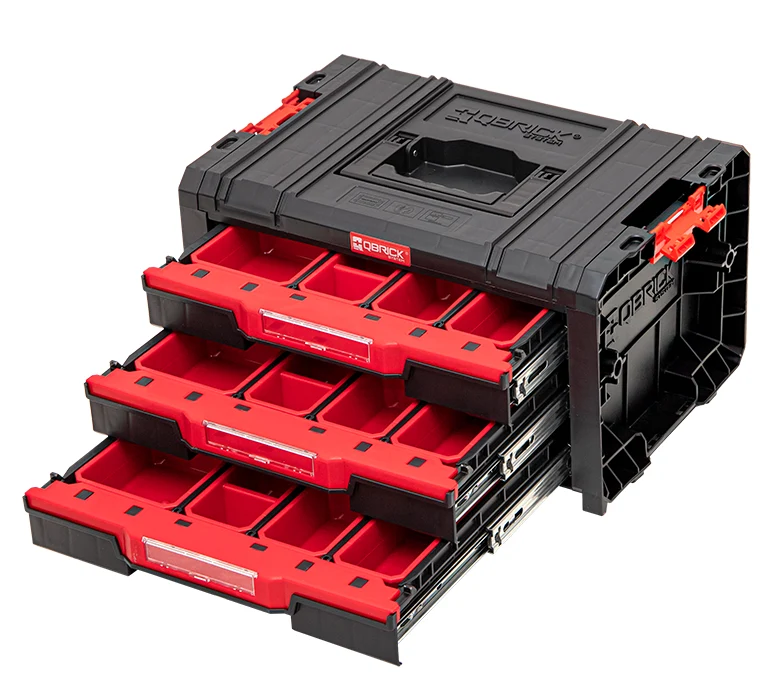 Ящик для інструментів Qbrick System PRO Drawer 3 3 відділення Пластик
