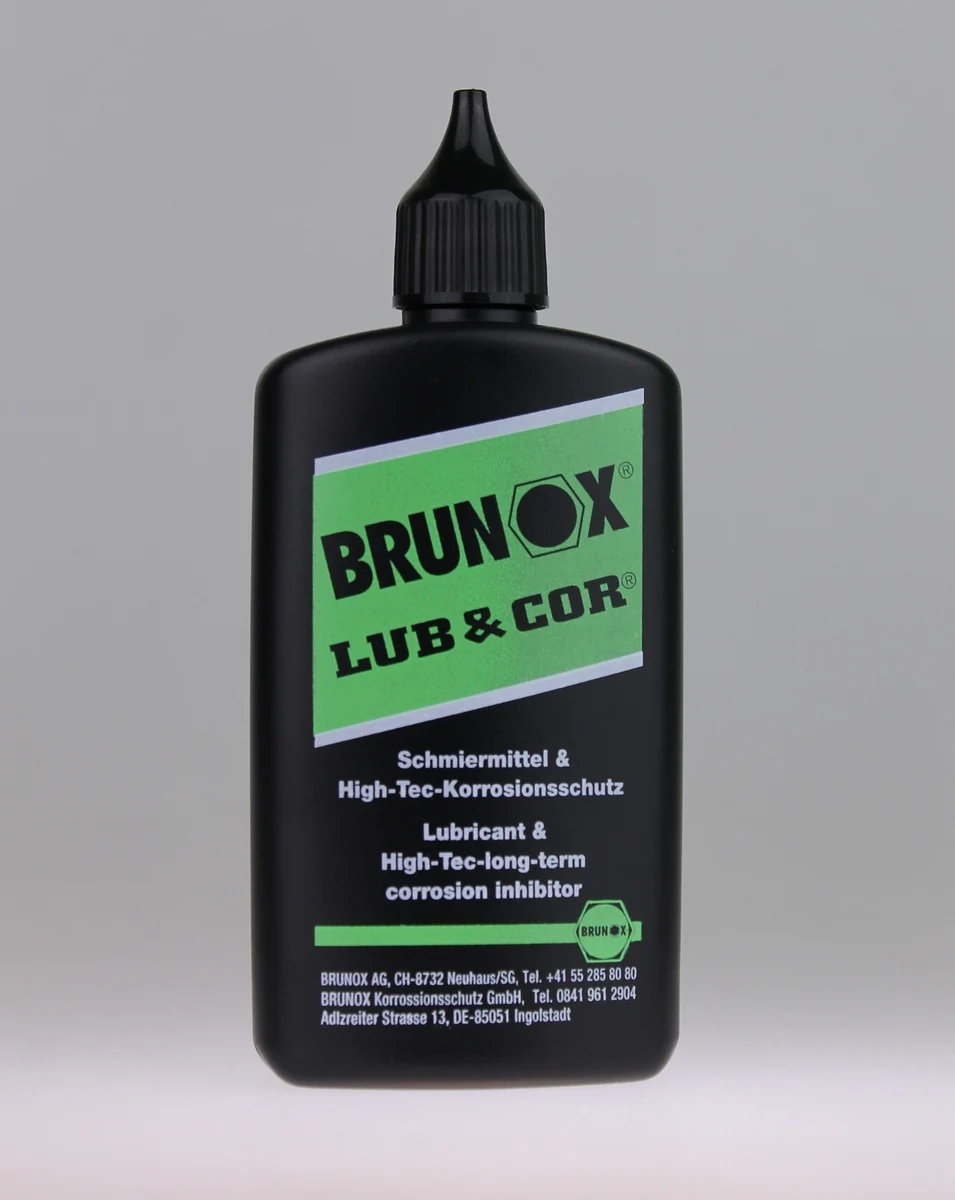 Мастило для зброї Brunox Lub & Cor 100 мл крапельний дозатор оливково-жовте