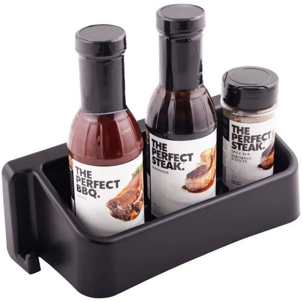 Підставка для приправ Broil King Baron/Crown 10,16x30,48x12,70 см пластикова чорна
