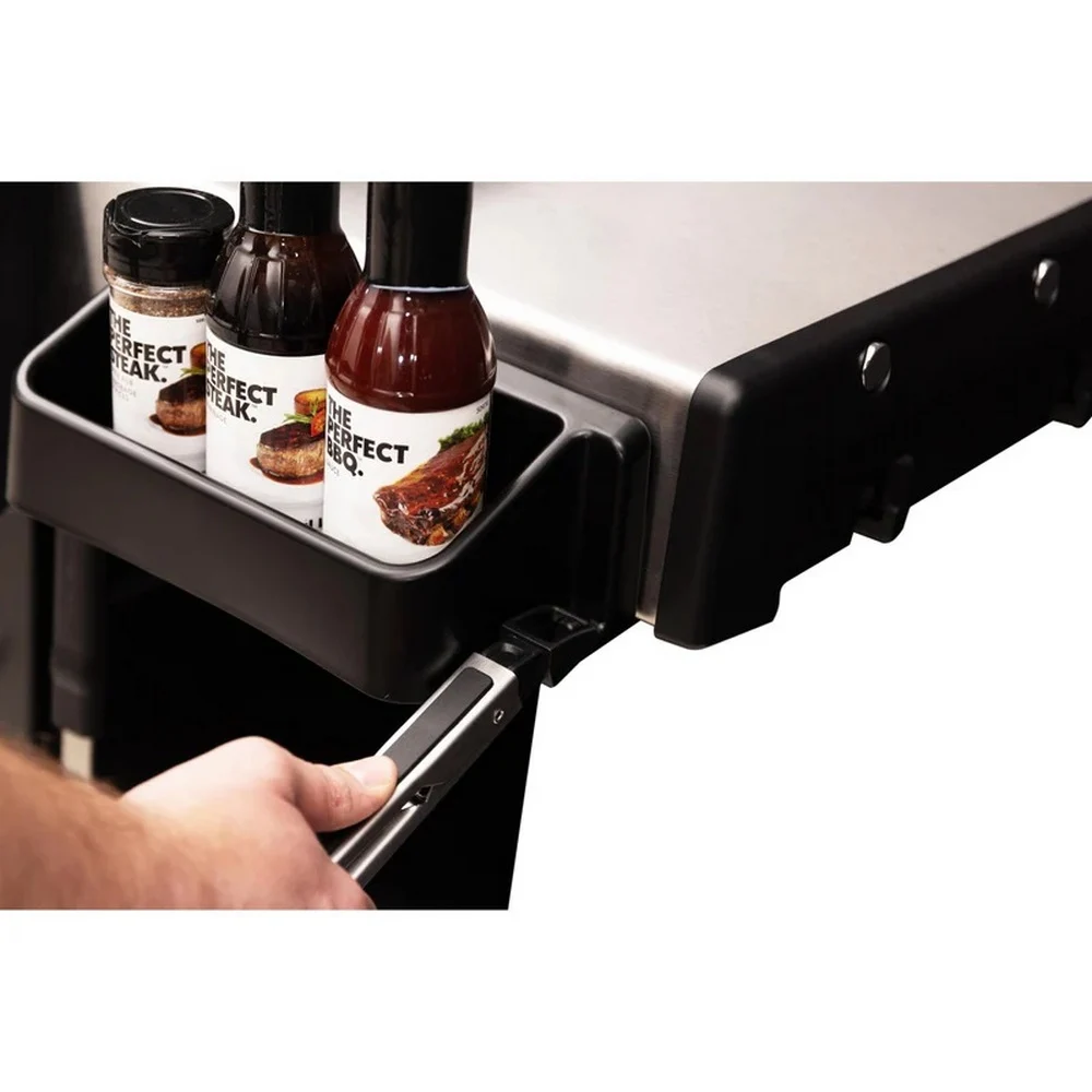 Підставка для приправ Broil King Baron/Crown 10,16x30,48x12,70 см пластикова чорна