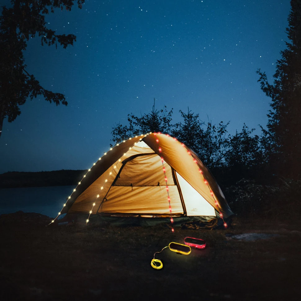 Кемпинговая гирлянда-маячок 2в1 Nextool Twinkle Light 1,5 м аккумуляторная ABS-пластик теплый белый