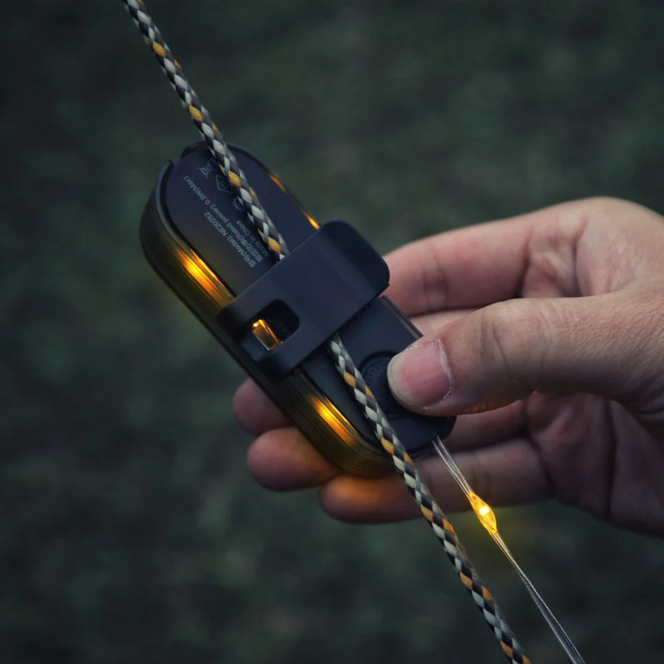 Кемпинговая гирлянда-маячок 2в1 Nextool Twinkle Light 1,5 м аккумуляторная ABS-пластик теплый белый