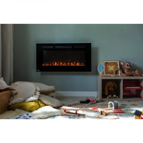 Електрокамін Napoleon Allure 42 106,7х12,7х55 см чорний з регулюванням полум'я і термостата