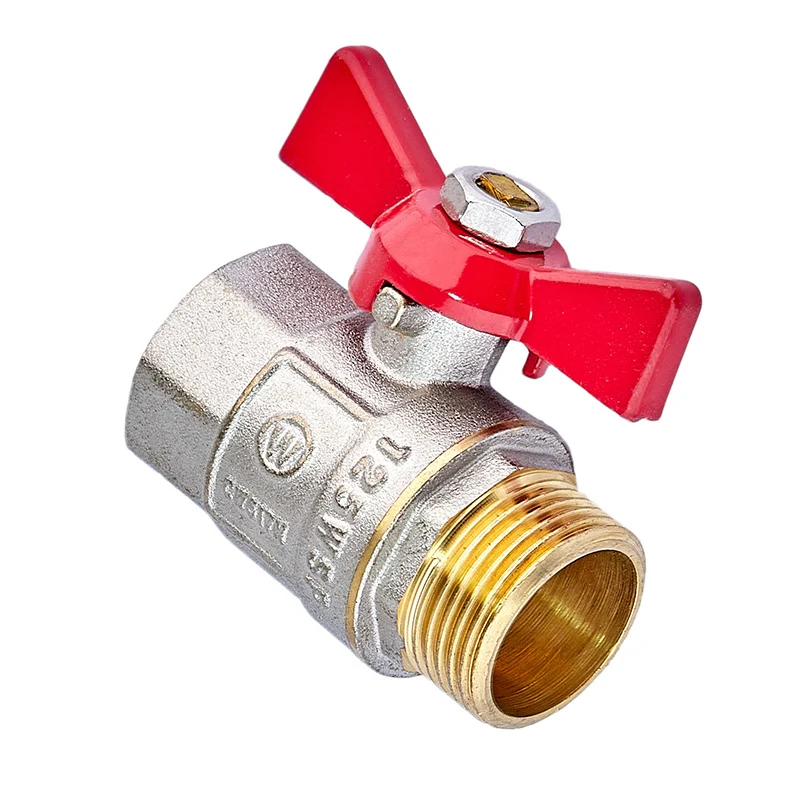 Кран кульовий 3/4" ГШМ сталевий метелик 16 Бар Waterpro WP607-20FMW