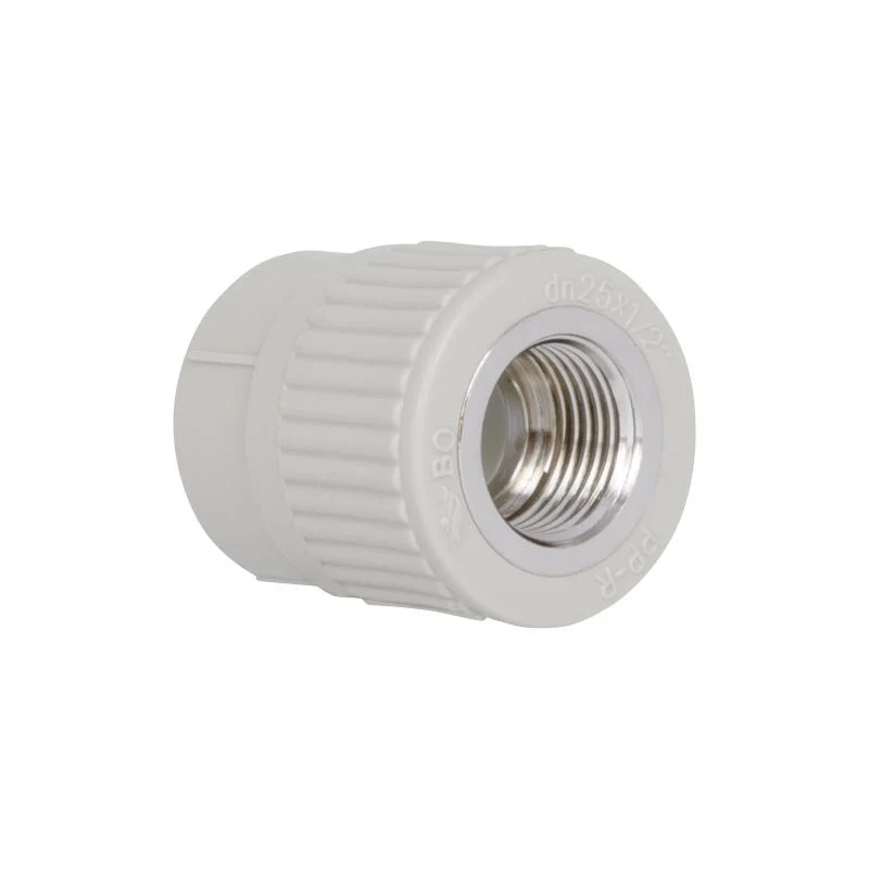 Муфта нарізна PPR 25х1/2" ВР Поліпропілен 25 Бар 90 °С