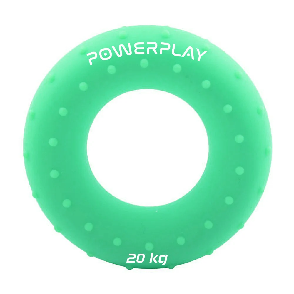 Эспандер кистевой PowerPlay PP-4338 20 кг силиконовый зеленый