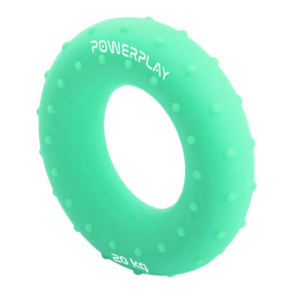 Еспандер кистьовий PowerPlay PP-4338 20 кг силіконовий зелений