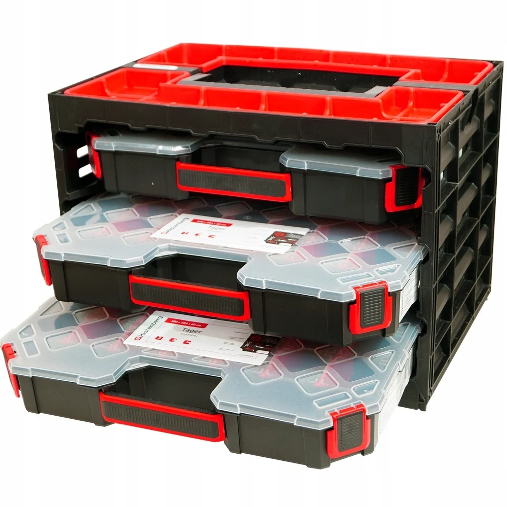 Кейс-органайзер Kistenberg TAGER CASE KTC40306S 415х290х295 мм чорний полімер