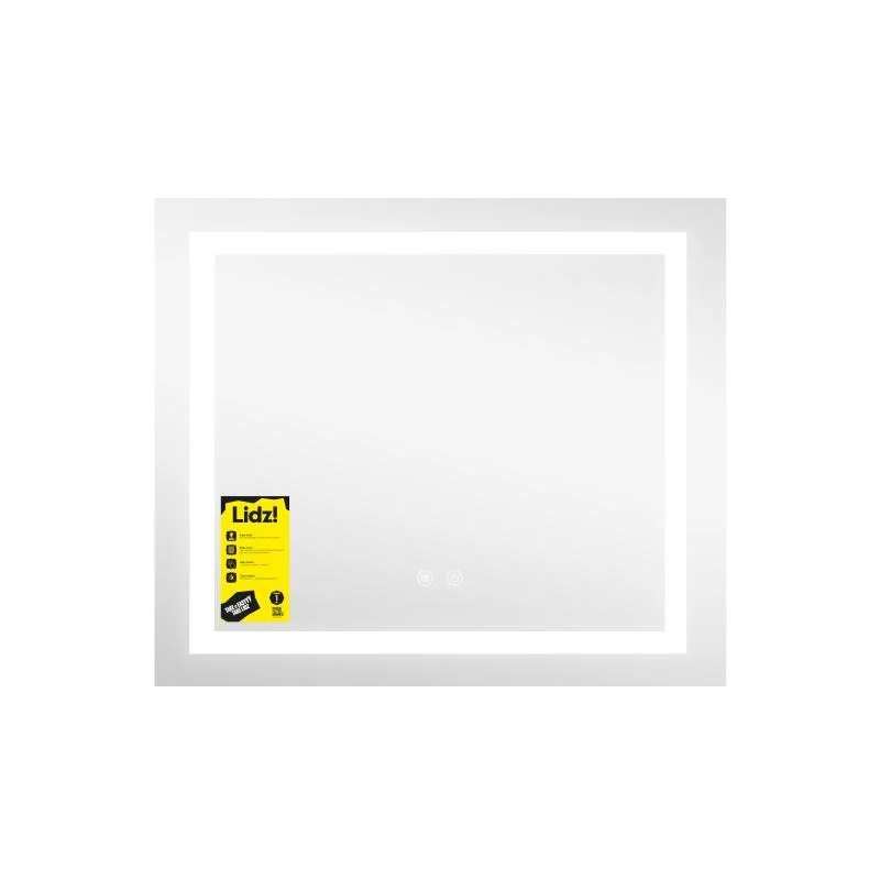 Дзеркало з LED-підсвічуванням Lidz Kubis KU1 700х600 см з антизапотіванням і димером